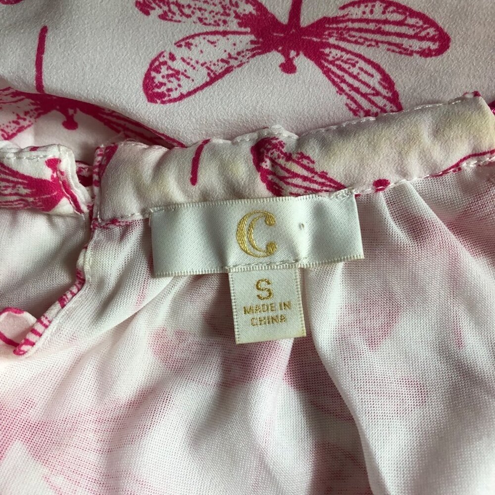 C HALTER SHIFT‎ print DRESS SIZE SMALL - Picture 6 of 6